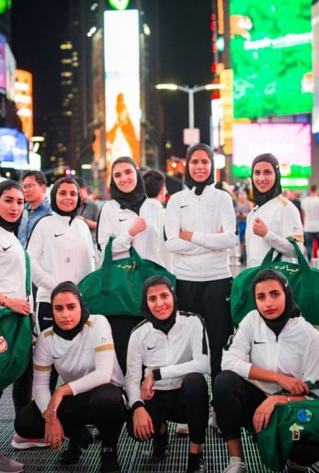  المشاركة التاريخية للفريق الأخضر السعودي 