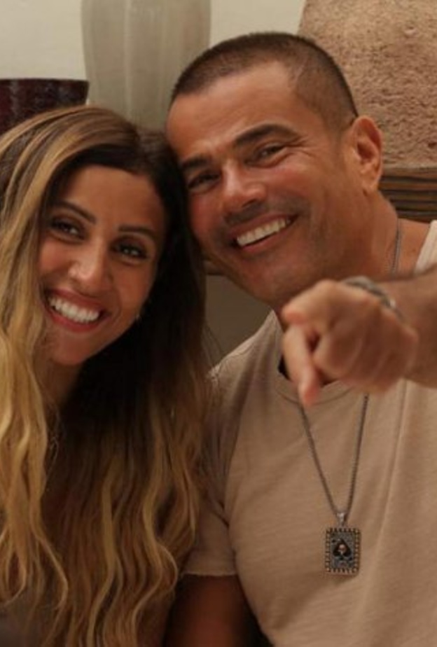 عمرو دياب ودينا الشربيني