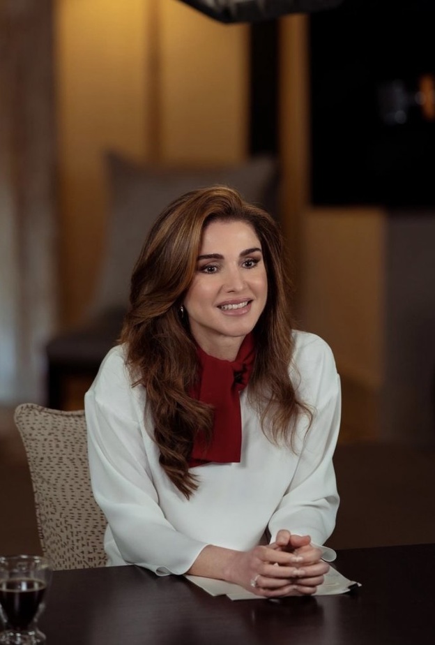 الملكة رانيا في اتصال مرئي مع جامعة هارفرد عن العدالة والاستدامة