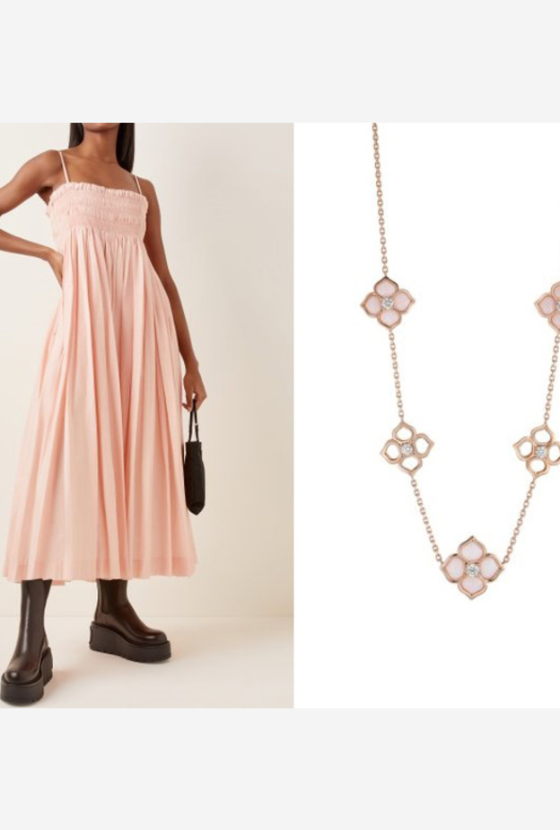 سلسال من Chopard وفستان من Molly Goddard