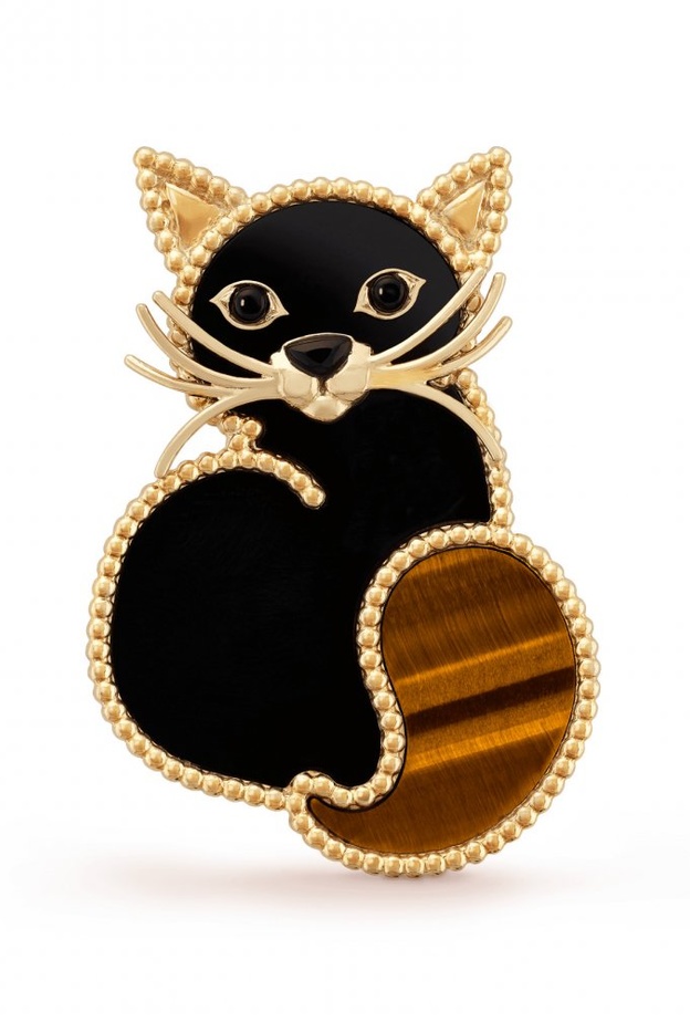 مشبك Cat clip من كليف أند آربلز Van Cleef & Arpels