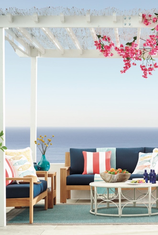 الألوان المشرقة لديكور الجلسلات الخارجية