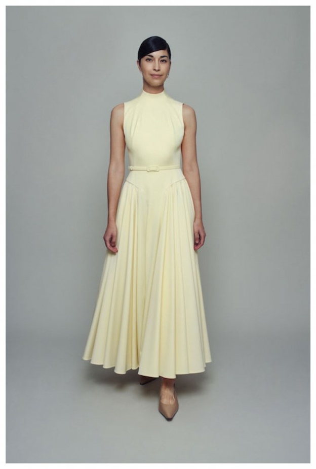 اجمل فساتين ربيعية ناعمة لمناسبات عيد الام