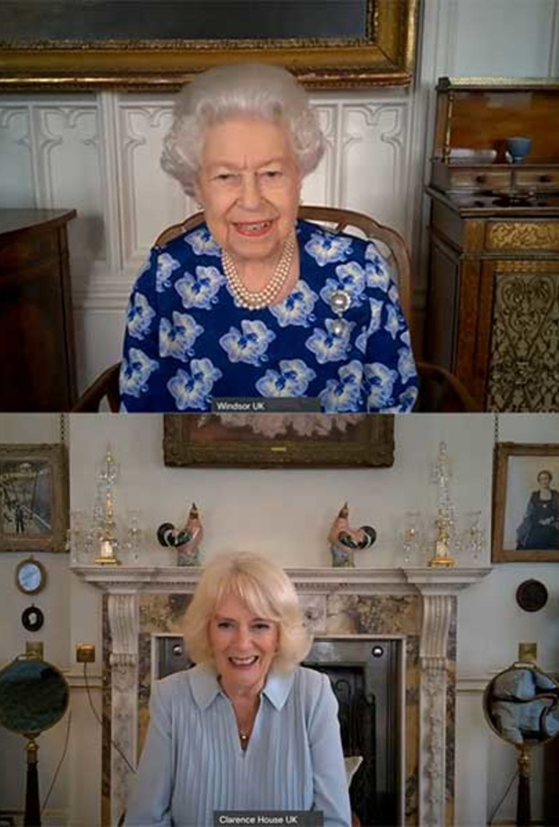 دوقة كورنوال تنضم إلى الملكة في مكالمة فيديو جديدة