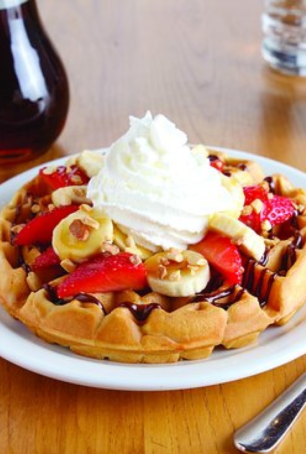 الوافل لدى Denny’s