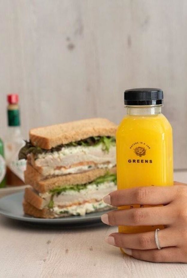 غداء صحي من مطعم Greens