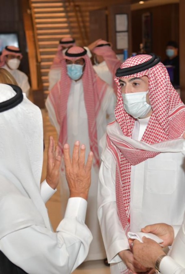 جانب من العرض الخاص بالفيلم في الظهران