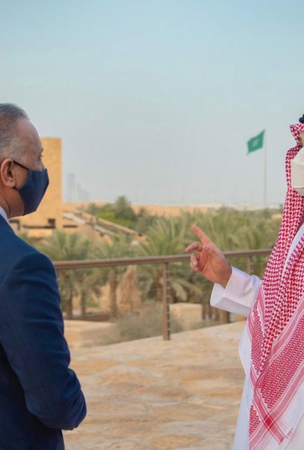 سمو ولي العهد يصطحب رئيس الوزراء العراقي في جولة بالدرعية