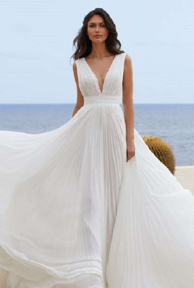  كيف تختار العروس فستان زفاف يخفي ترهلات البطن من pronovias