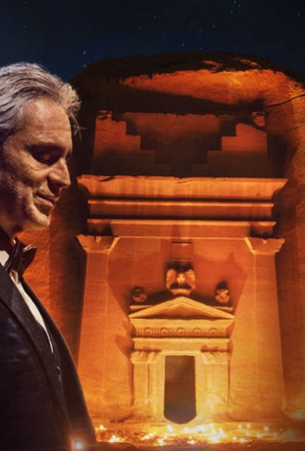 العلا تحتضن حفلا فنيا لأسطورة الأوبرا الإيطالي أندريا بوتشيلي