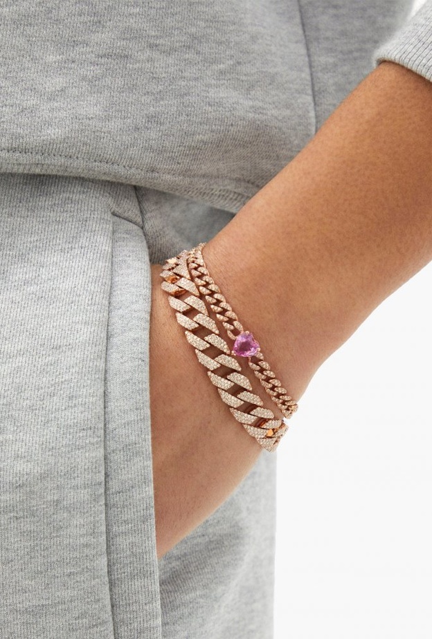  أناقتك العصرية بمجوهرات ياقوت وردي ناعمة