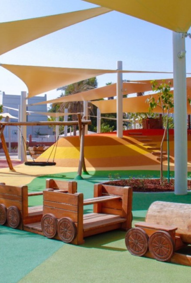  ملاعب واماكن ترفيهية في الحديقة الجديدة