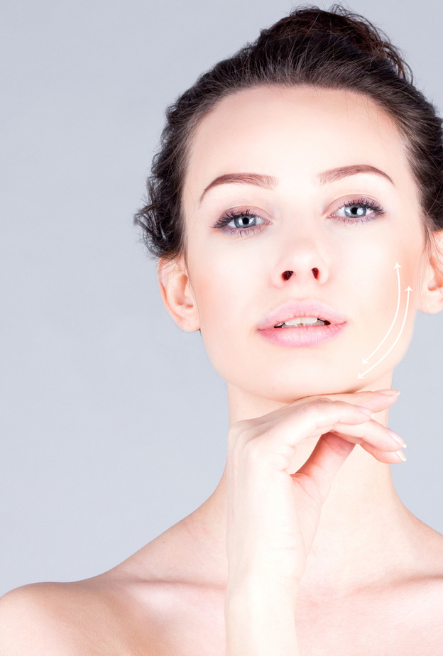 طريقة ازالة الغمازة في الذقن