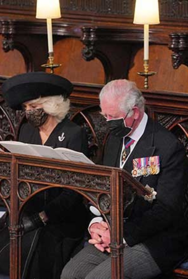 بالصور دموع وعلامات تأثر على أفراد العائلة المالكة في جنازة الأمير فيليب