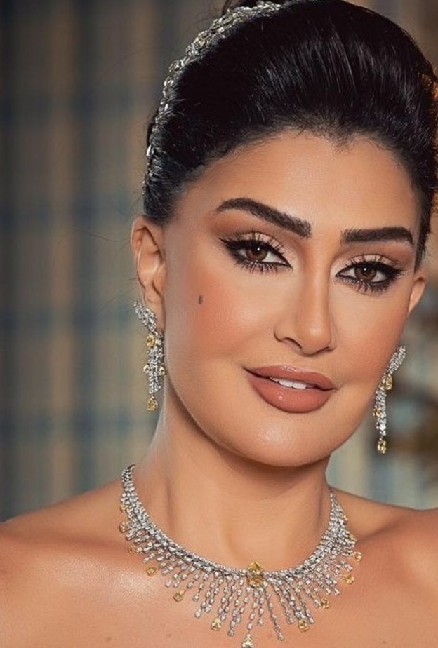 اطلالة غادة عبد الرازق الجمالية في زفافها بمسلسل لحم غزال