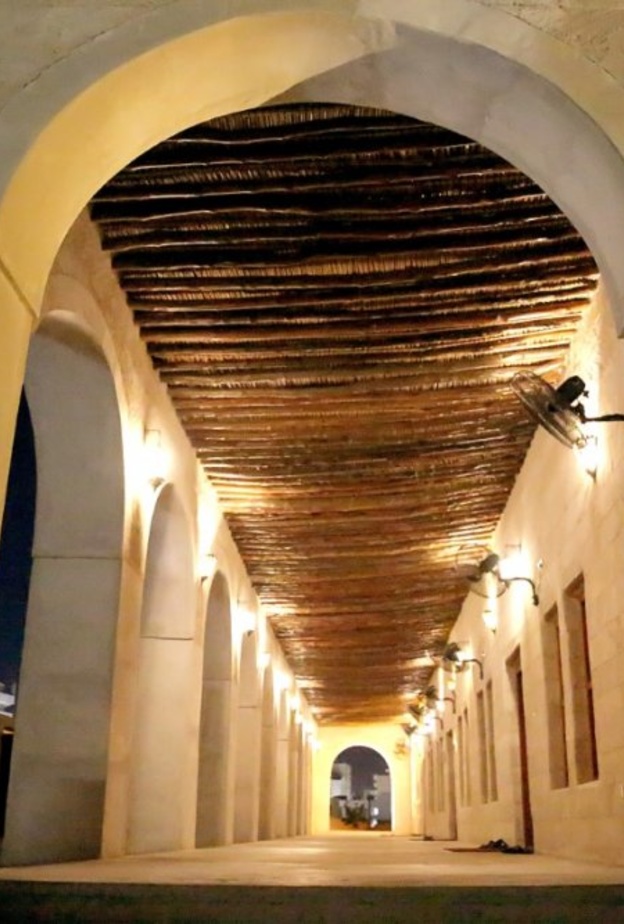  الإضاءة تزين أركان مسجد محمد بن سالم القاسمي