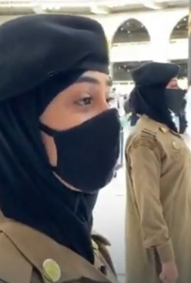  مجندات سعوديات مؤهلات علميا وعسكريا لخدمة ضيوف الرحمن 