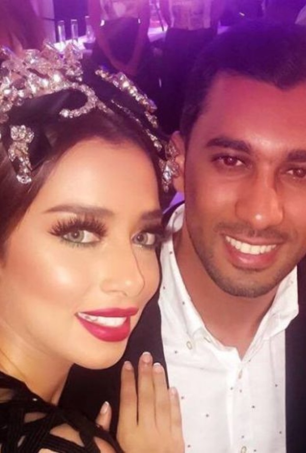 الفنانة ​بلقيس وزوجها