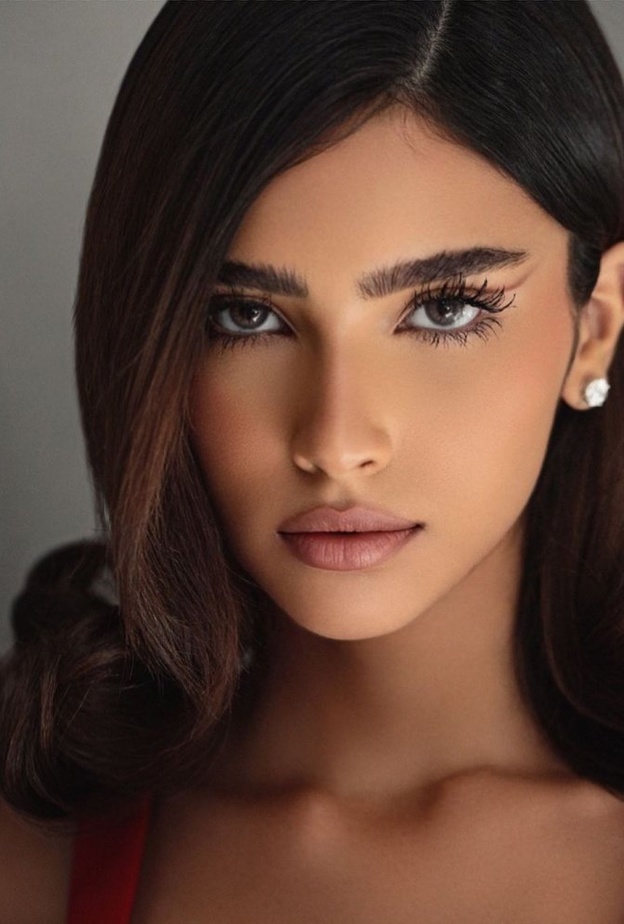 طريقة وضع مكياج صيفي خفيف مع الايلاينر البني الرفيع على طريقة وعد التركي