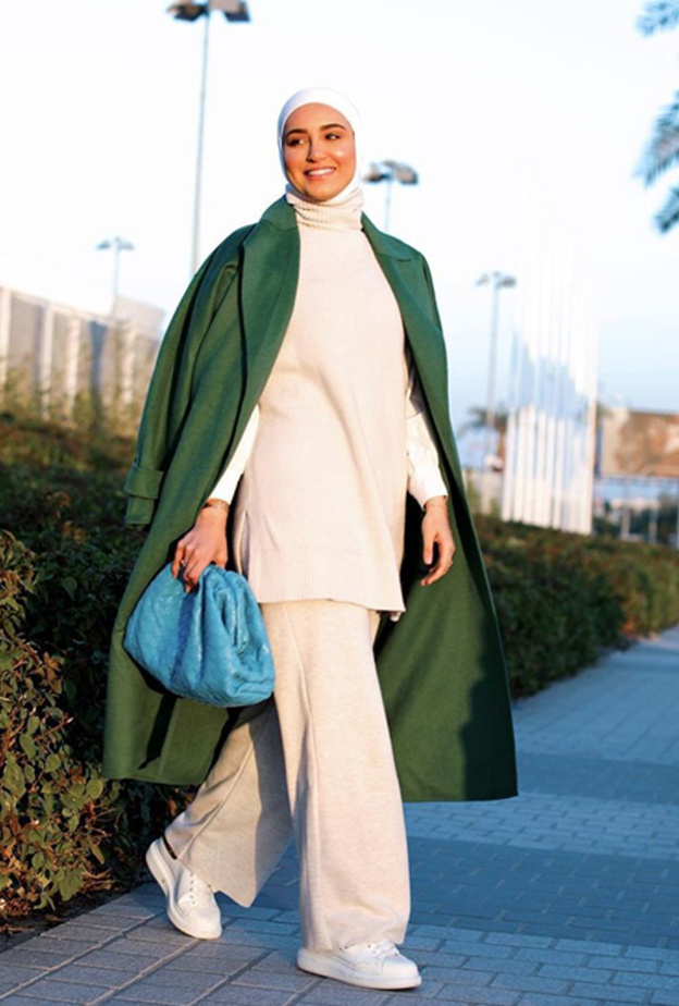 اطلالات رياضية كاجوال للمحجبات من وحي دلال الدوب