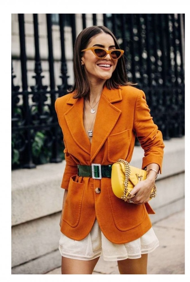 احدث موديلات بليزر مع حزام الخصر وافكار مميزة لاعتماد هذه الموضة