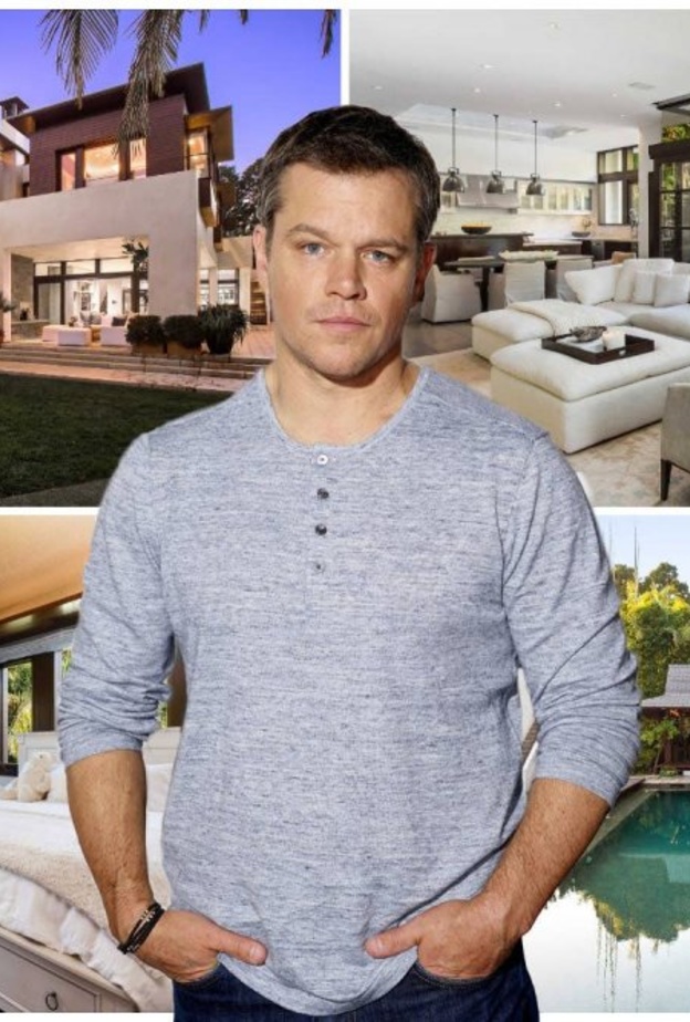  منزل مات ديمون Matt Damon، لوس أنجلوس كاليفورنيا