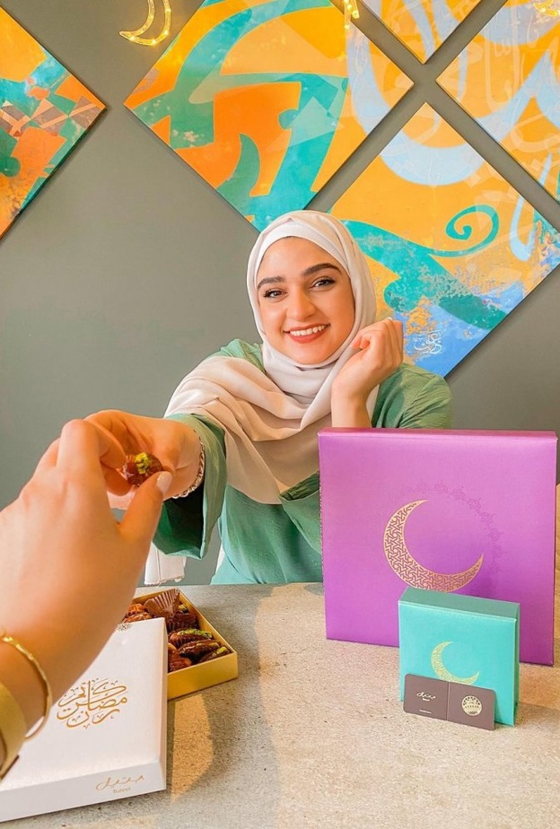 روان السعدي في متجر باتيل 