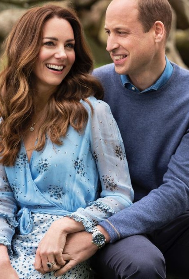 الأمير وليام وزوجته كيت ميدلتون