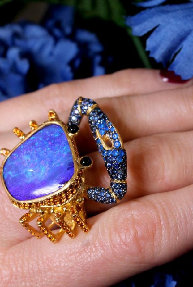 خاتم Sahara للمصّممة ليديا كورتاي Lydia Courteille