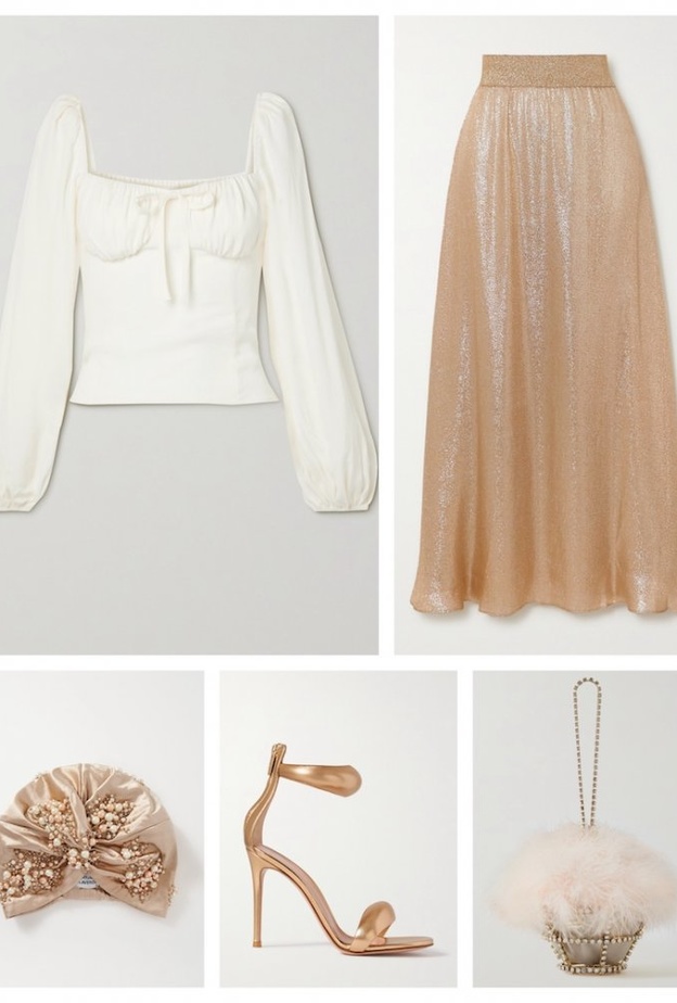 اطلالة فاخرة بألوان جذابة بالنتورة الطويلة والبراقة