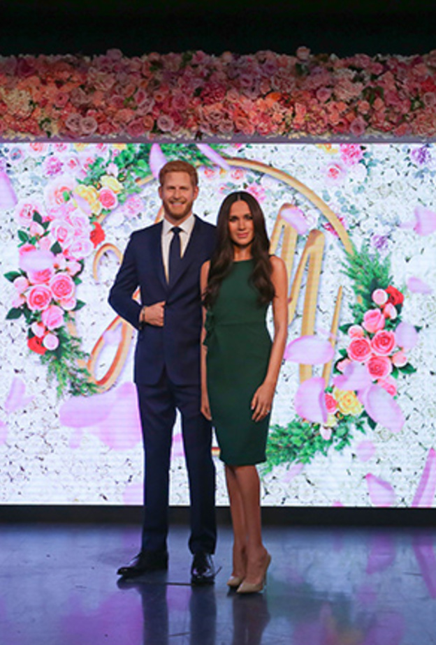 تعرفوا على المكان الجديد الذي وضع فيه تمثالي ميغان وهاري الشمعيين