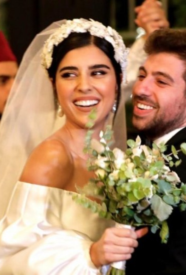 زينة مكي وزوجها