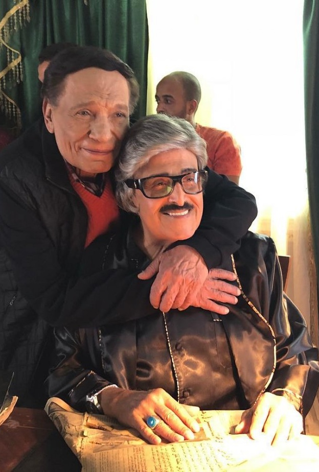 عادل امام  وسمير غانم 