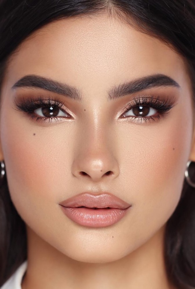 طريقة وضع مكياج صيفي خفيف ومشرق لصاحبات البشرة السمراء