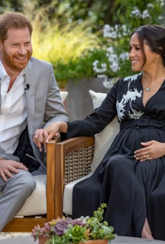 إطلالة ميغان وهاري مع أوبرا في مارس 2021