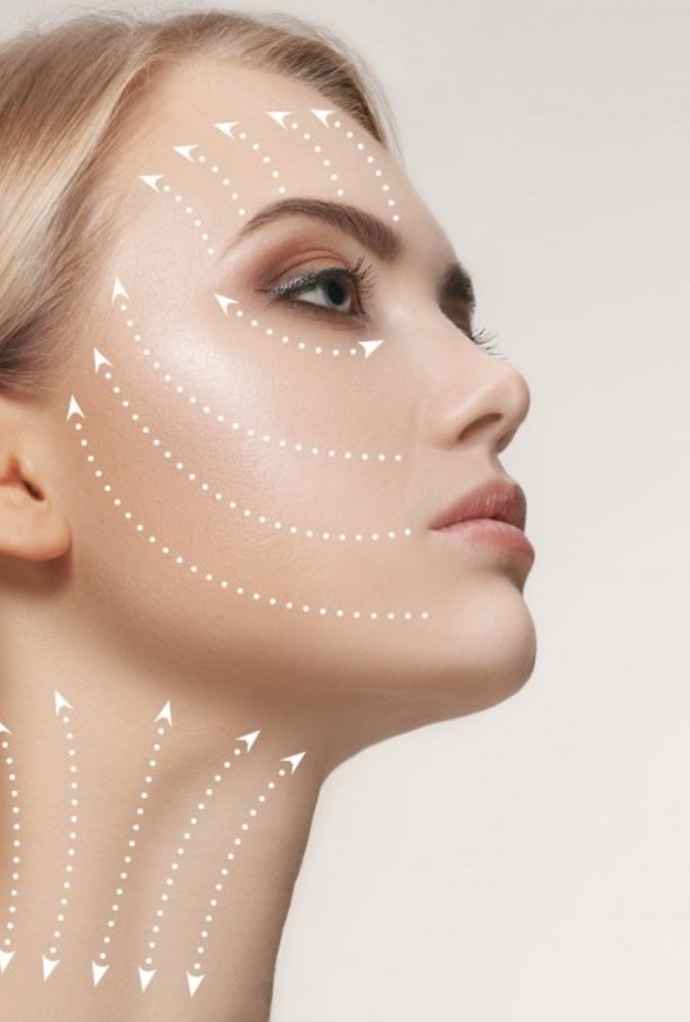 تقنية الهايفو تساعد على رفع الجلد وشد الوجه خاصة شد الذقن ورفع الحاجب