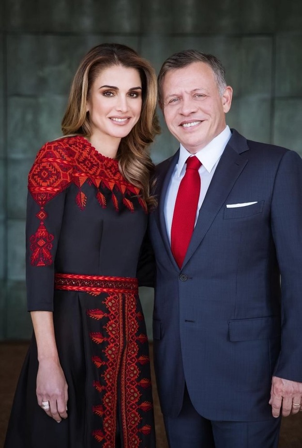 عبد الله الثاني ملك الأردن King Abdullah II ورانيا الياسين Rania Al Yassin