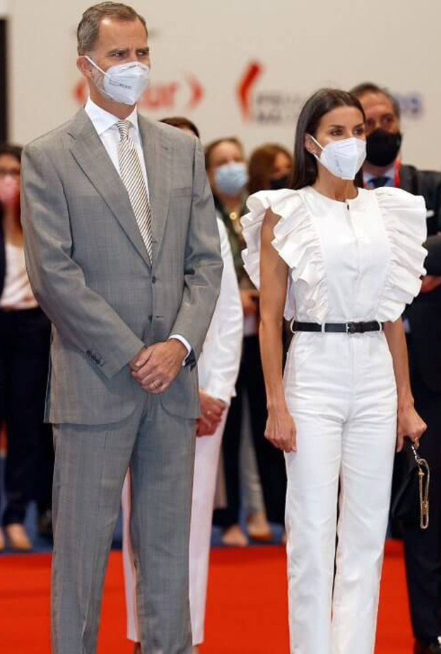 ملك وملكة إسبانيا في افتتاح معرض Fitur لعام 2021