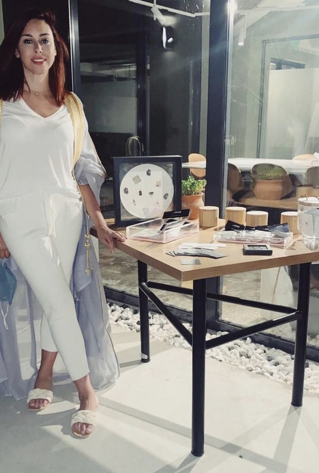  إحدى المشاركين في فعالية جبنا العيد - المصدر @smuugpins