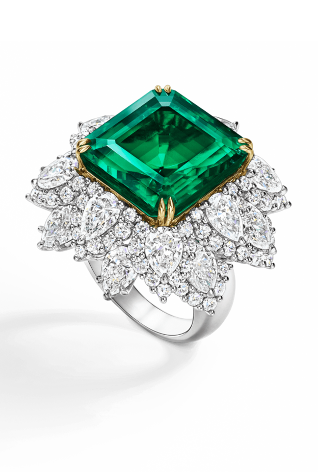 خواتم زفاف مربعة للعروس من دار Harry Winston