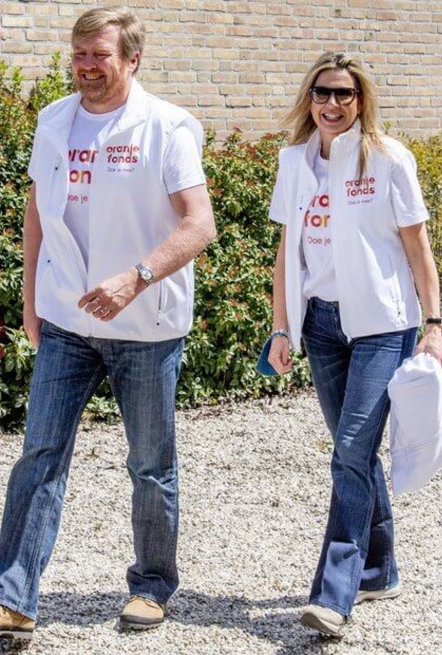 ملك وملكة هولندا في فعالية يوم العمل التطوعي