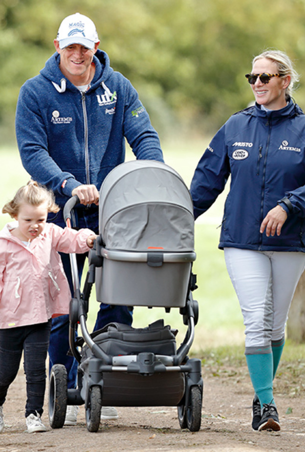 شاهدوا أولى صور طفل زارا تيندال حفيدة ملكة بريطانيا