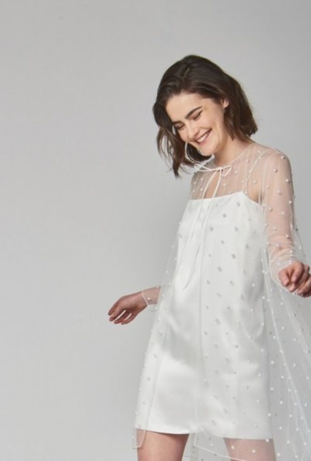 موديلات فساتين زفاف قصيرة