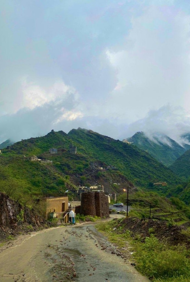 قرية قيار الأثرية، محافظة الداير بني مالك - تصوير حسن المالكي