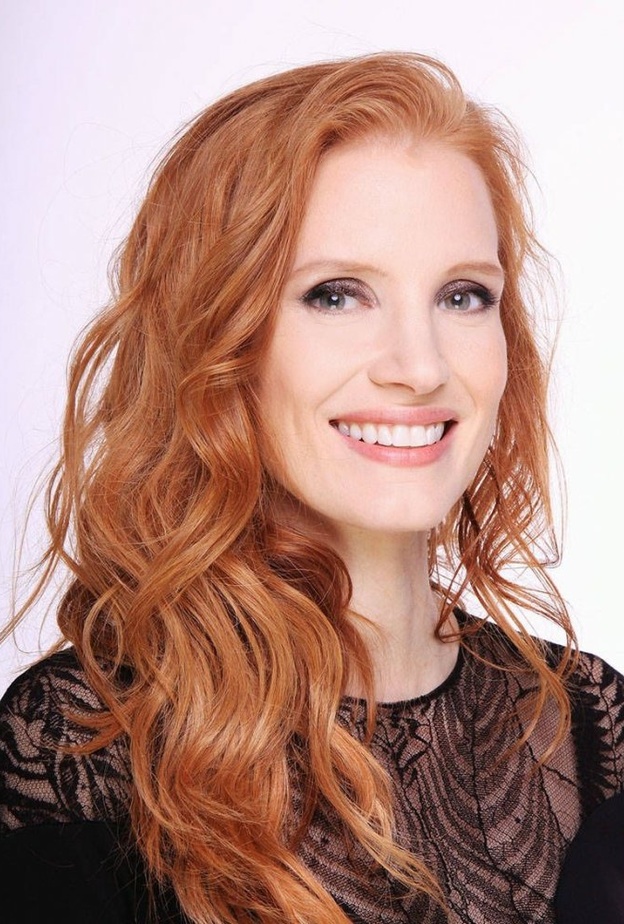  الوان صبغات الشعر الاحمر الفاتح من وحي Jessica Chastain
