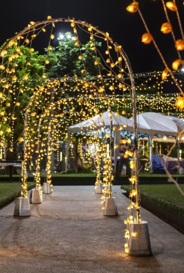  أضواء حفل الزفاف