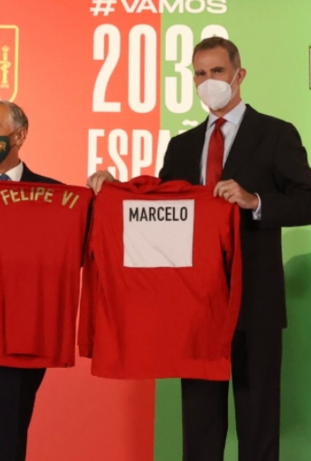 ملك إسبانيا يدعم حملة بلاده لاستضافة بطولة كأس العالم لكرة القدم لعام 2030