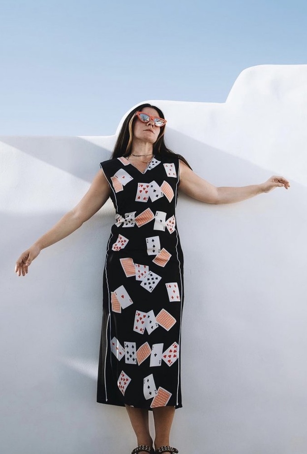 فستان من مجموعة نسيبة حافظ