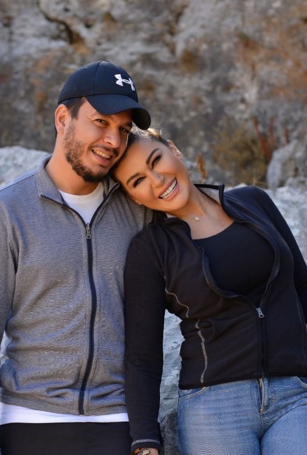 نادين الراسي وخطيبها