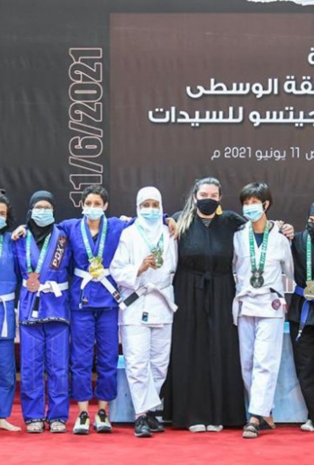  اختتام منافسات بطولة المنطقة الوسطى للجوجيتسو للسيدات 